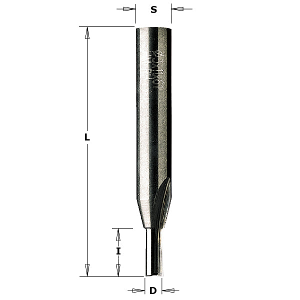 Vollhartmetall Nutfräser 3,5x8x50mm S=8mm