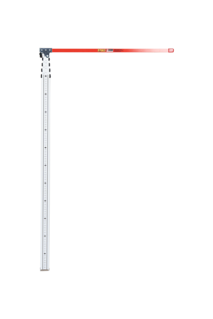 NESTLE TELEMESS TM-500 LKW-Höhenmesser 5 m – Teleskopmeter 125–500 cm mit ausklappbarem, arretierbarem 70 cm Haken (kunststoffbeschichtet), mm-Teilung oben→unten, Made in Germany