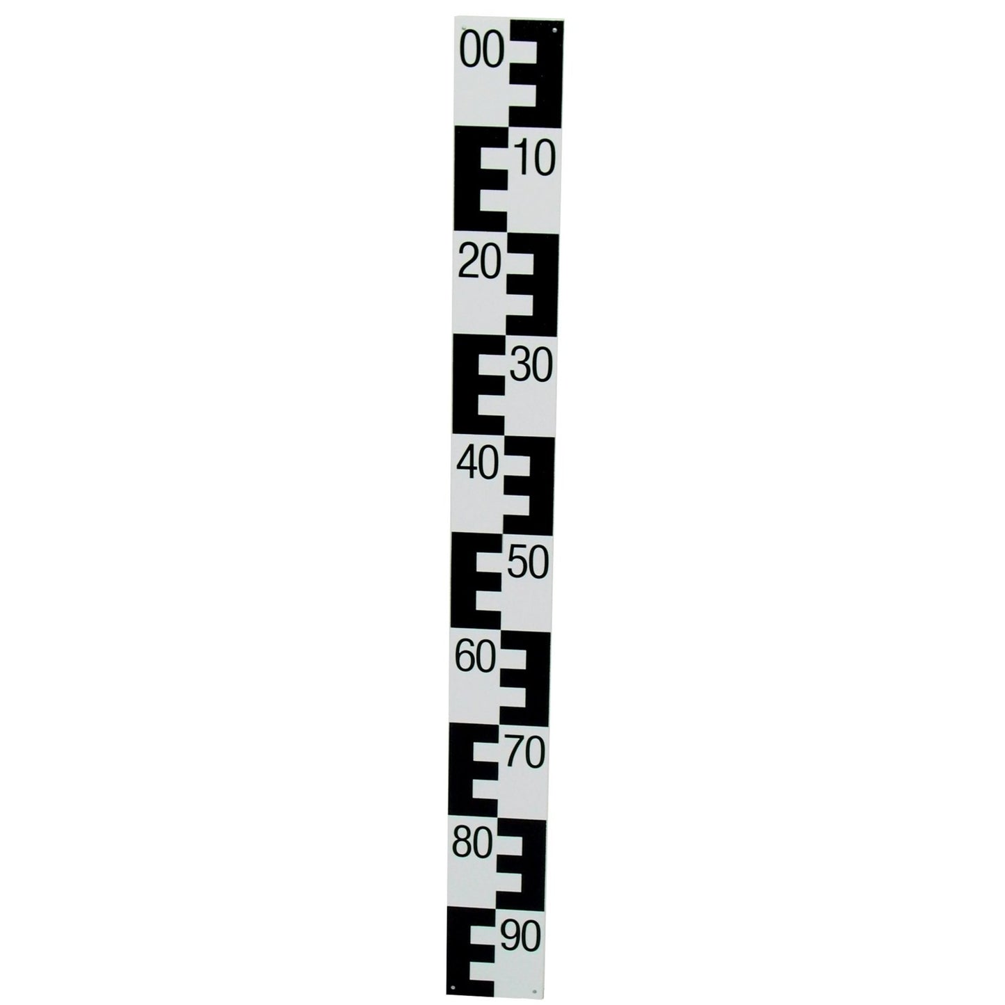 NESTLE Pegellatte, schwarz, Teilung 90-00