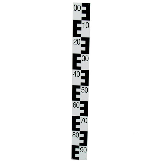 NESTLE Pegellatte, schwarz, Teilung 90-00