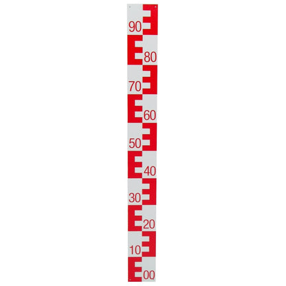 NESTLE Pegellatte, rot, Teilung 00-90