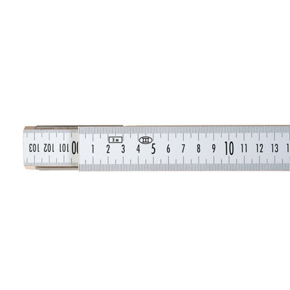 NESTLE Geometer-Maßstab Holz, 3m / 38cm