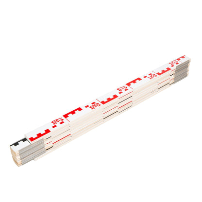 NESTLE Geometer-Maßstab Holz, 4m / 50cm