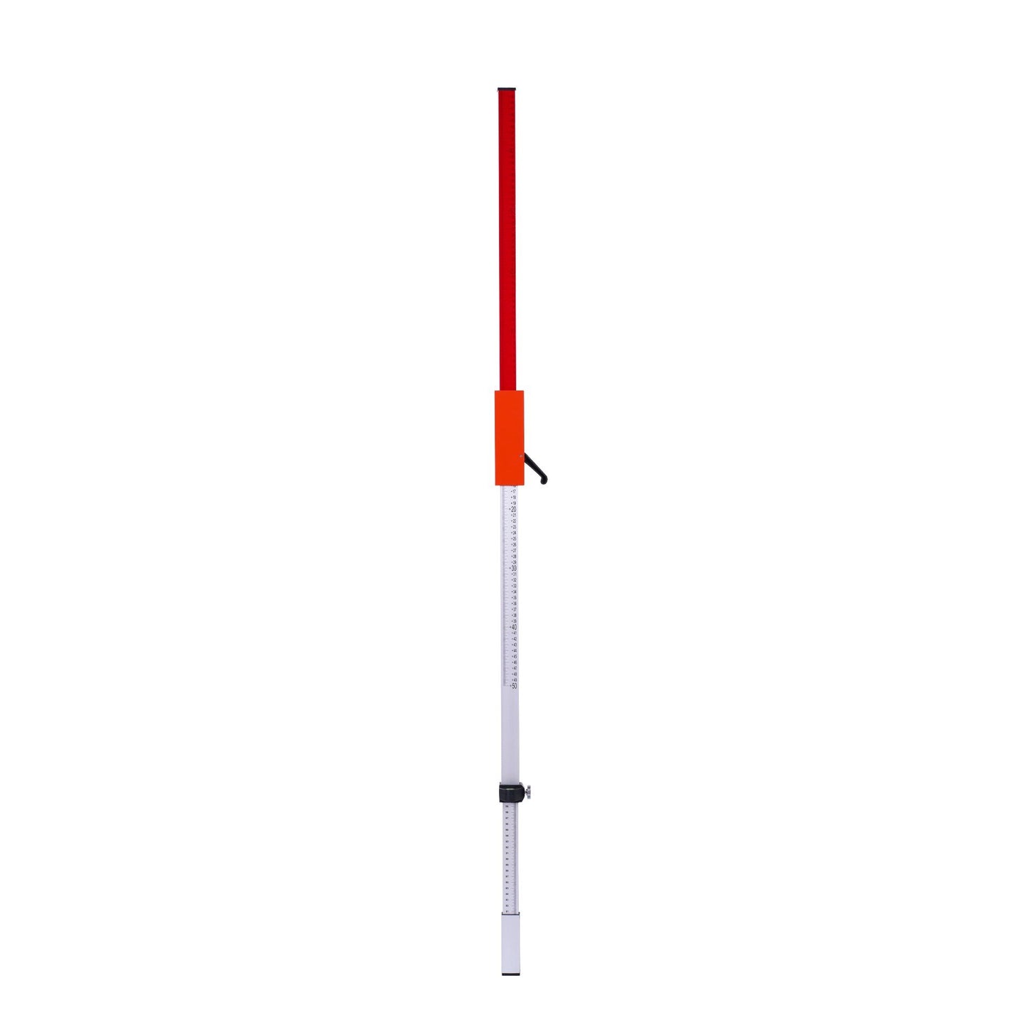NESTLE Laserlatte mit Gleitadapter-Klemmhebel 130–240 cm – witterungsfestes, leichtes Aluprofil mit Skalen für Niveaudifferenzen ohne Rechnen, inkl. Tasche, PID 18702000 für Rotationslaser, Profi-Set!