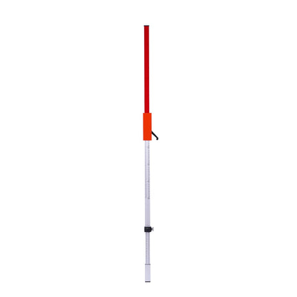 NESTLE Laserlatte mit Gleitadapter-Klemmhebel 130–240 cm – witterungsfestes, leichtes Aluprofil mit Skalen für Niveaudifferenzen ohne Rechnen, inkl. Tasche, PID 18702000 für Rotationslaser, Profi-Set!
