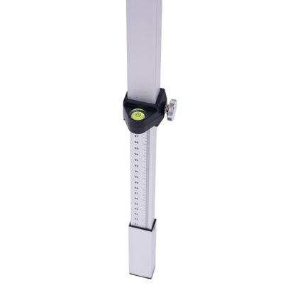 NESTLE Laserlatte mit Gleitadapter-Klemmhebel 130–240 cm – witterungsfestes, leichtes Aluprofil mit Skalen für Niveaudifferenzen ohne Rechnen, inkl. Tasche, PID 18702000 für Rotationslaser, Profi-Set!