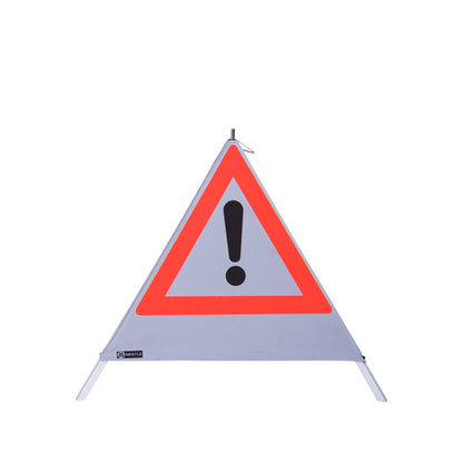 NESTLE Warnpyramide 70 cm, Achtung (VZ101), retroreflektierend, mit Feder