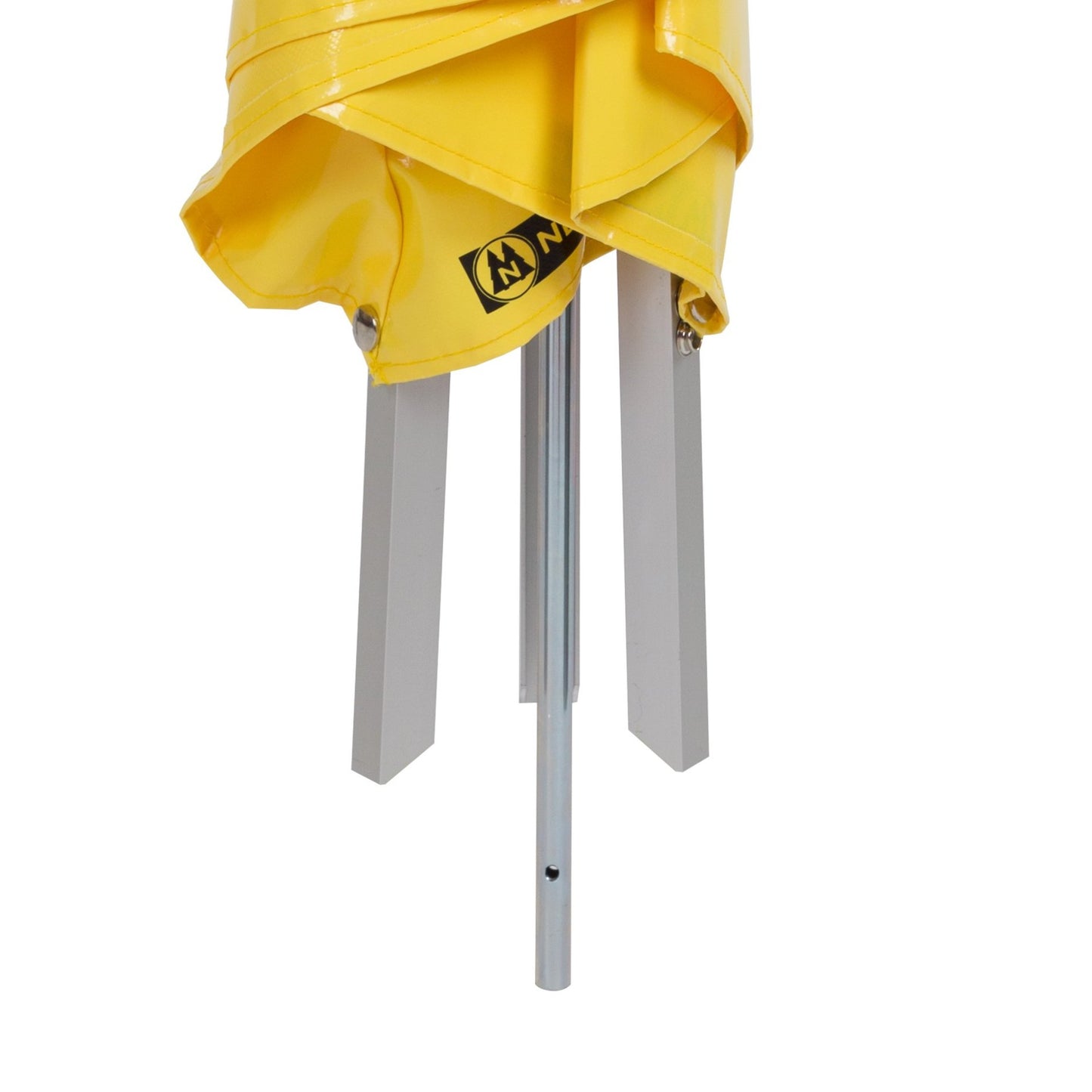 NESTLE Warnpyramide 70 cm, Achtung (VZ101), gelb, mit Mittelfuß