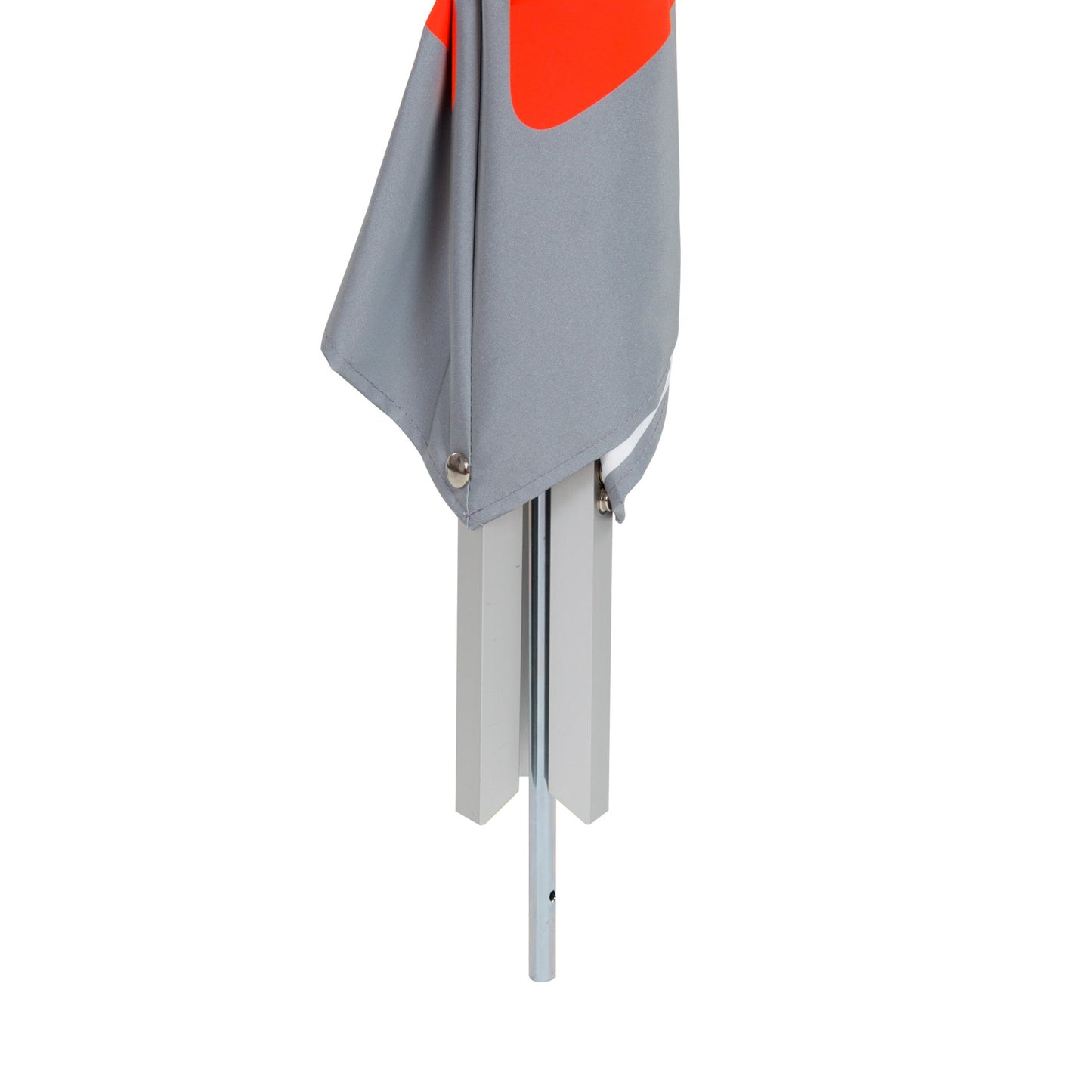 NESTLE Warnpyramide 90 cm, Schaufelmann (VZ123), retroreflektierend, mit Mittelfuß