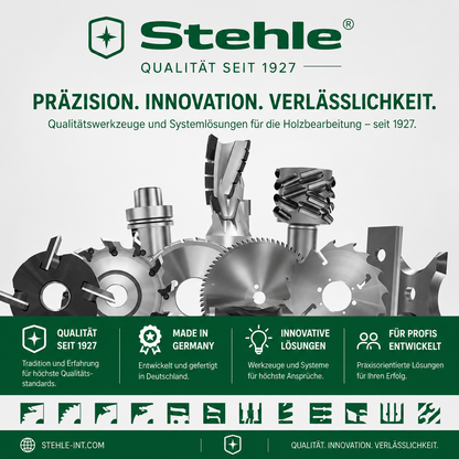 Stehle Harzgallenfräser HM 100x8x22 mm, Z=4 | Sägeblatt/Lamellofräser (Schiffchenfräser) | für Flachdübelfräsen & Lamellomaschinen | für Lamello MINISPOT 8 mm