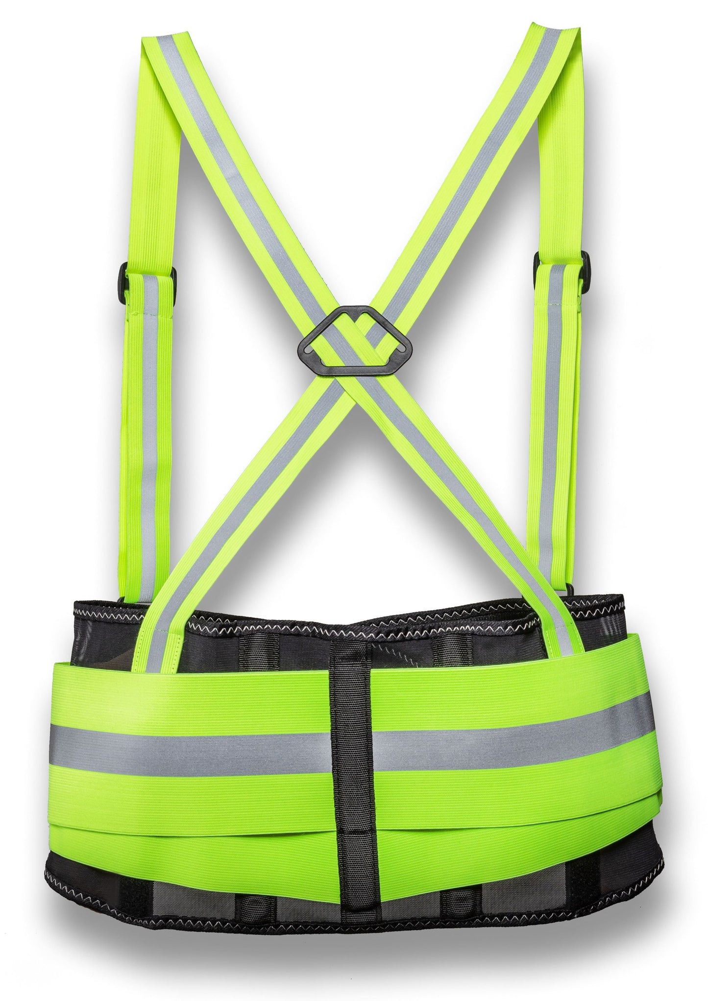 KNEETEK Rückenstützgurt HiVis M, reflektierender Stützgurt für hohe Sichtbarkeit