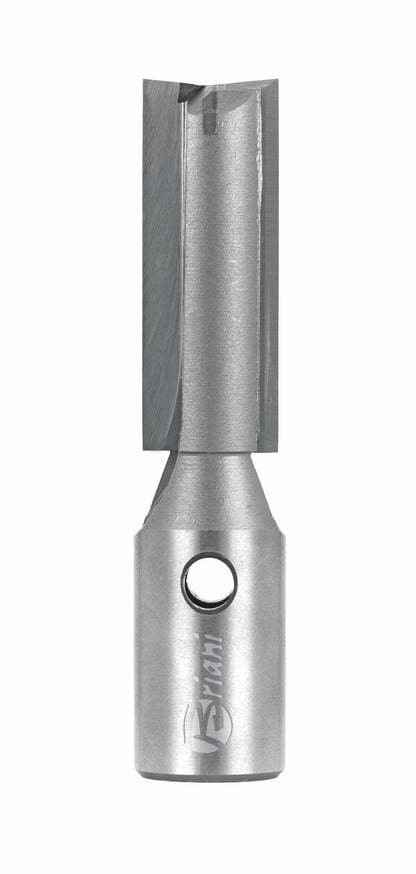 Nutfräser mit Bohrschneide M10 aus Hartmetall, Rechtslauf, Schneide 2+1, Arbeitslänge 25 mm, Gesamtlänge 60 mm, Schaft M10X1,5 mm, Ø 24 mm