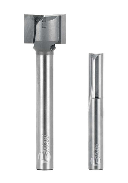 Nutfräser mit Bohrschneide aus Hartmetall, Rechtslauf, Schneide 2+1, Arbeitslänge 10 mm, Gesamtlänge 70 mm, Schaft 8 mm, Ø 22 mm