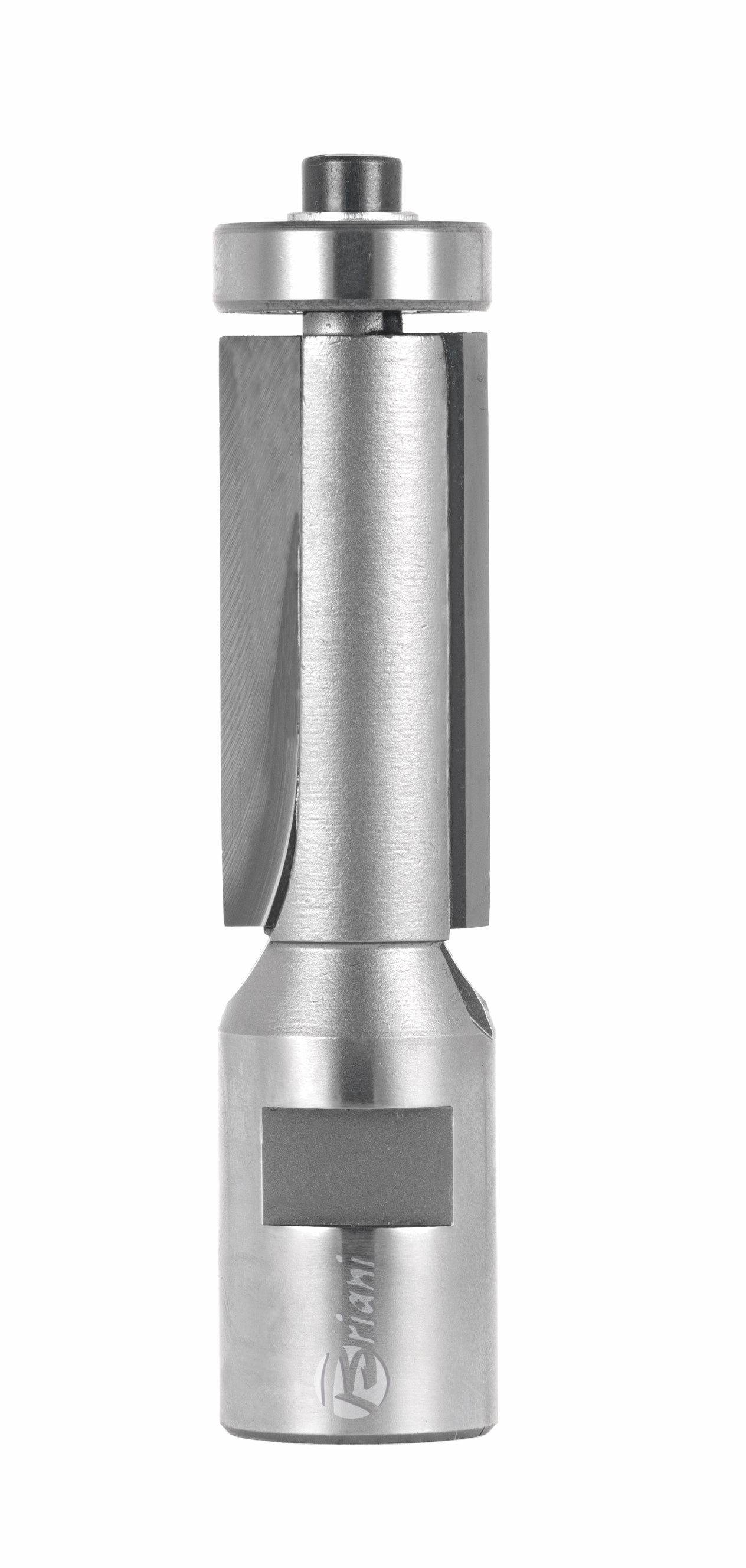 Bündigfräser mit Kugellager M12 aus Hartmetall, Rechtslauf, Schneide 2, Arbeitslänge 40 mm, Gesamtlänge 85 mm, Schaft M12X1 mm, Ø 19 mm