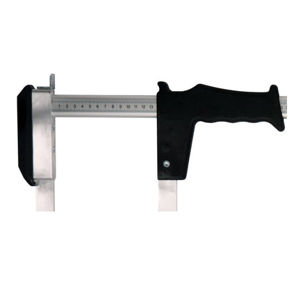NESTLE Wandmesskluppe 60 cm | Wanddicke schnell & exakt messen | ideal für Türen/Fenster im Altbau | leichtgängiger Messschieber | Innen/ Außenmessung | PID 21102000