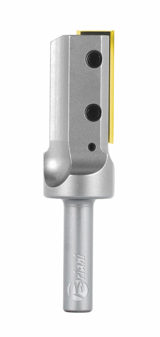 Nutfräser mit Wendemesser aus Hartmetall, Rechtslauf, Schneide 1, Arbeitslänge 20 mm, Gesamtlänge 75 mm, Schaft 12 mm, Ø 8 mm
