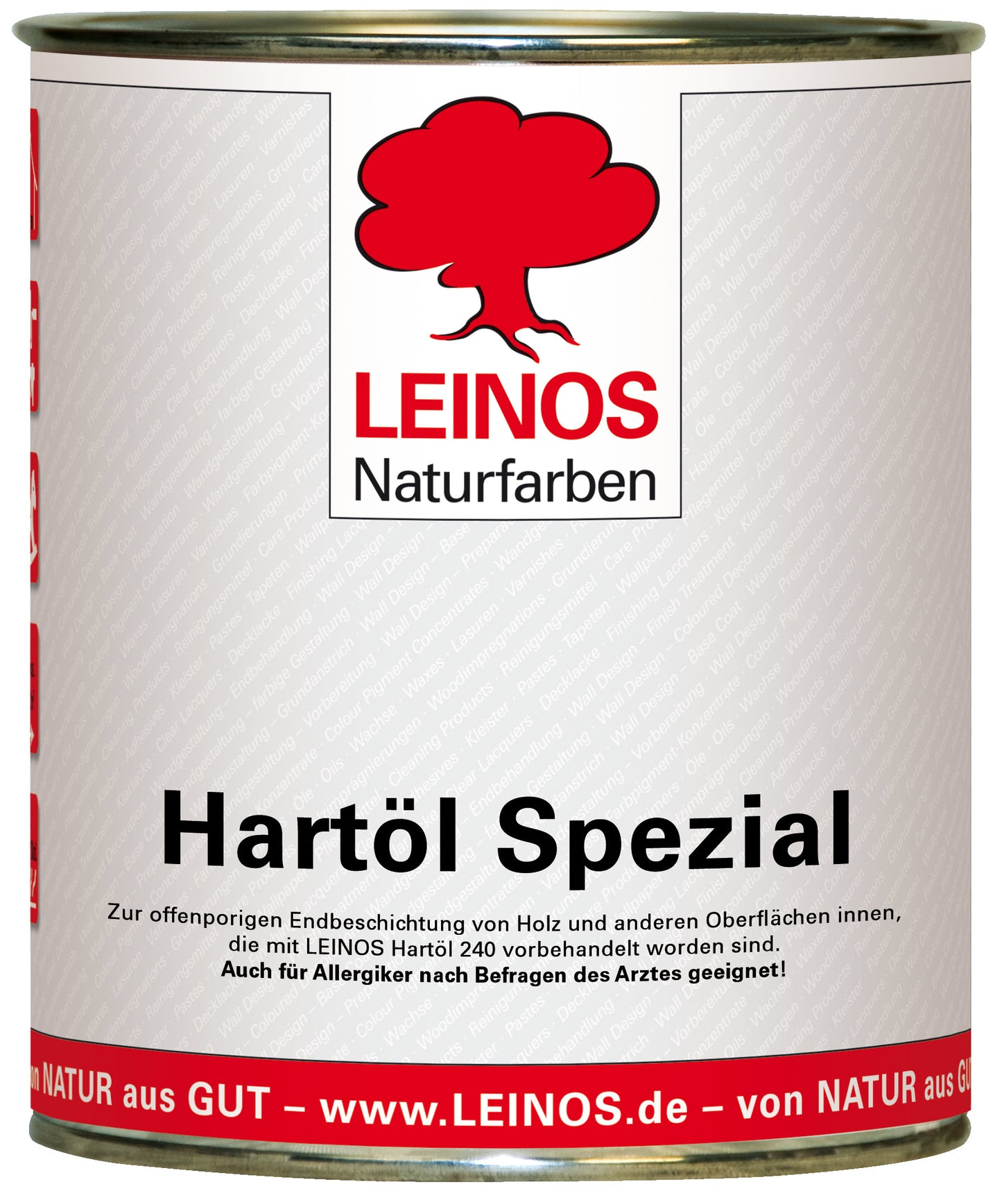 Leinos 245 Hartöl Spezial für Innen 0,75 l  Für stark strapazierte Flächen wie Fußböden und für den anspruchsvollen Möbelbau Hervorragende Polierfähigkeit