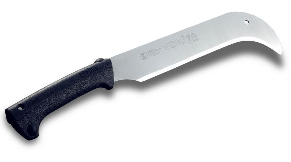 Silky Yoki Machete 270 – robuste Gartenmachete mit 270 mm Blatt aus legiertem Stahl, ergonomischem Antirutschgriff aus Vollgummi, schnellem Blattwechsel und Schutzhülle für schwere Rodungsarbeiten
