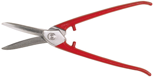 Figurenschere 280 mm für präzise Kurven-, Radius- und Figurenschnitte in dünnem Blech, ideal für Metallbearbeitung in Handwerk und Werkstatt, induktiv gehärtet