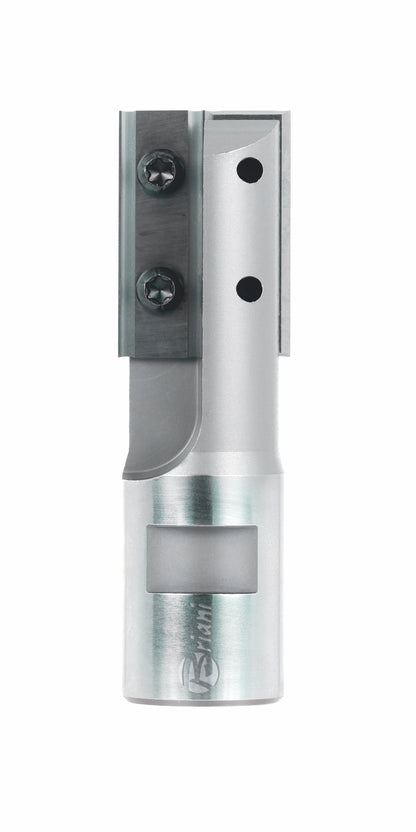 Nutfräser mit Wendemesser M12 aus Hartmetall, Rechtslauf, Schneide 2, Arbeitslänge 29,5 mm, Gesamtlänge 70 mm, Schaft M12X1 mm, Ø 18 mm