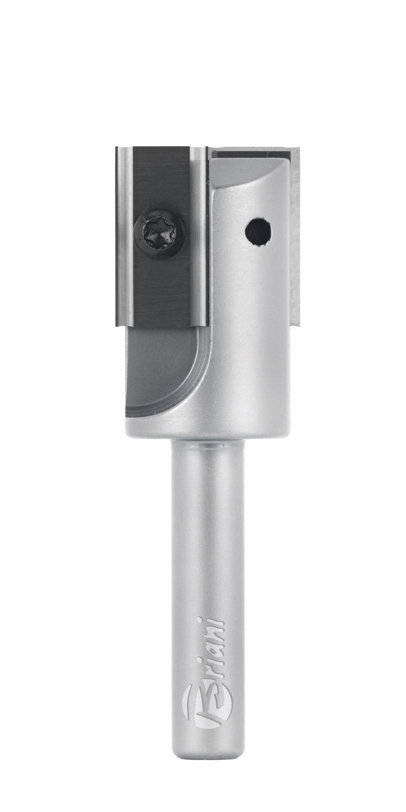 Nutfräser mit Wendemesser aus Hartmetall, Rechtslauf, Schneide 2, Arbeitslänge 29,5 mm, Gesamtlänge 80 mm, Schaft 12 mm, Ø 18 mm
