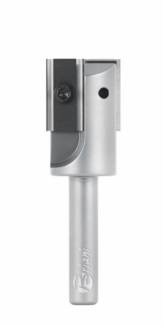 Nutfräser mit Wendemesser aus Hartmetall, Rechtslauf, Schneide 2, Arbeitslänge 29,5 mm, Gesamtlänge 80 mm, Schaft 12 mm, Ø 24 mm