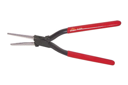 Spengler Rundzange 260 mm mit langen Spitzen | Ohne Zahnung | Durchgesteckt & induktiv gehärtet | Profi-Zange für Blechbearbeitung, Spengler & Metallbau