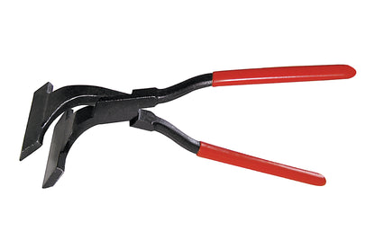 STUBAI Spengler Falzzange 45° gebogen Spezialform 100 mm | Für präzises Umlegen und Schließen von Falzen | Robustes Spenglerwerkzeug für Dach-, Blech- & Fassadenarbeiten | Profiqualität Made in Austria