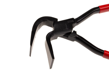 Stubai Falzzange Medium 90° gebogen 40 mm – Spenglerwerkzeug aus C45 Carbonstahl, schwarz KTL-beschichtet, kurzer handlicher Griff, Einstecktiefe 40 mm, 250 mm, 640 g