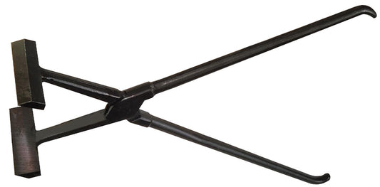 STUBAI Deckzange 282316, gerade – Maulbreite 160 mm, Länge 570 mm, durchgestecktes Gewerbe, geschmiedet & gehärtet – Profi-Falzzange für Dachdecker & Spengler