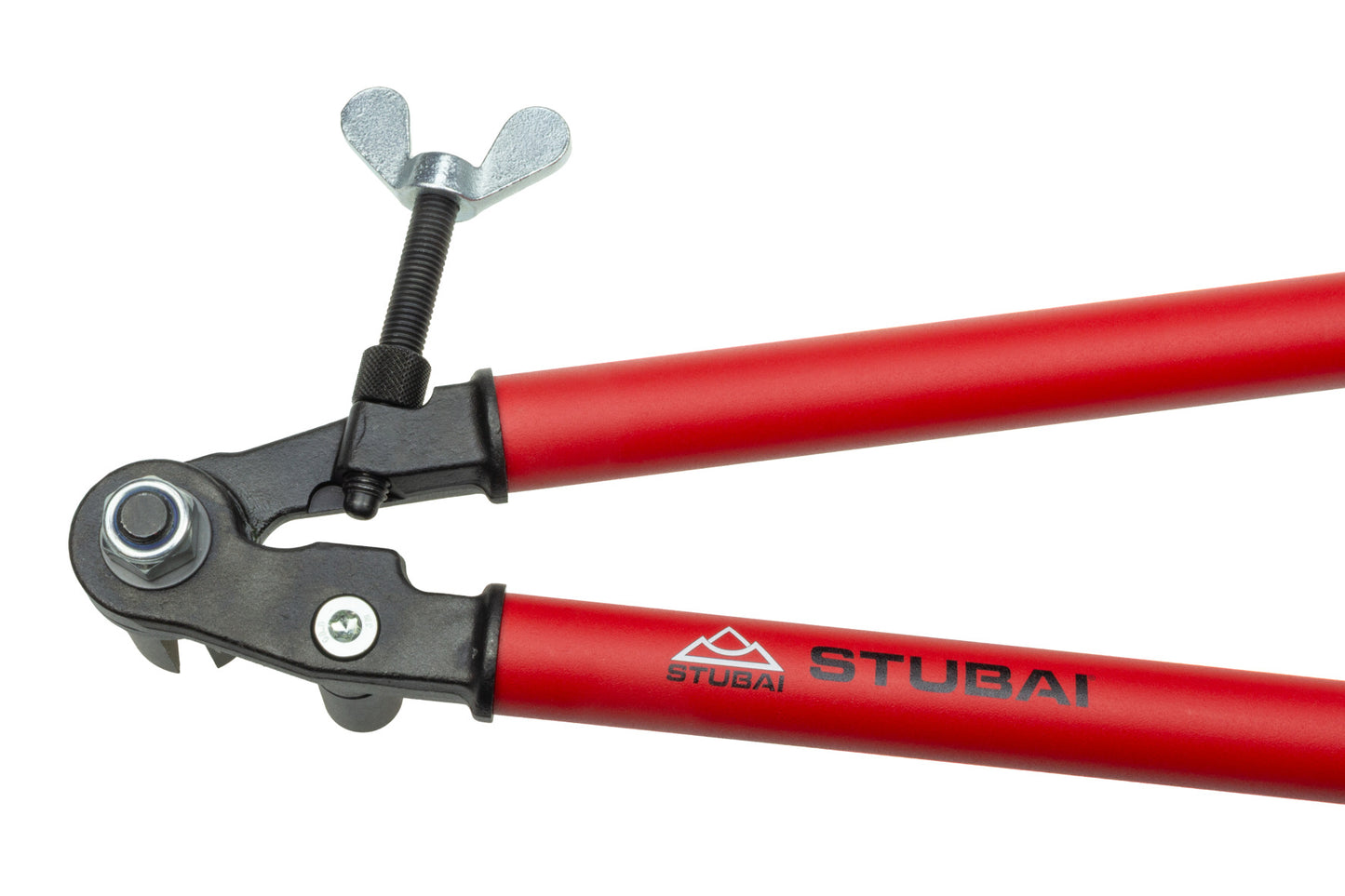 STUBAI Rinnenträger-Abbiegezange 600 mm | Kompakter Aluminium-Hebel | Verstellbarer Biegewinkel | Abgleitrolle aus Stahl | Dachdecker- & Spenglerwerkzeug 282411