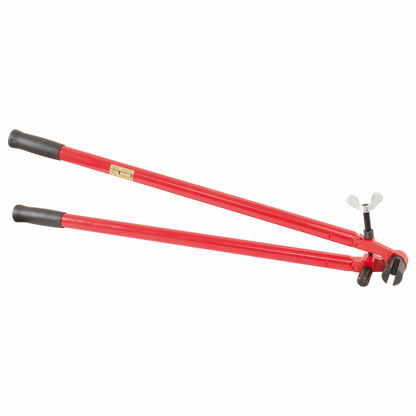 STUBAI Rinnenträger-Abbiegezange 600 mm | Kompakter Aluminium-Hebel | Verstellbarer Biegewinkel | Abgleitrolle aus Stahl | Dachdecker- & Spenglerwerkzeug 282411