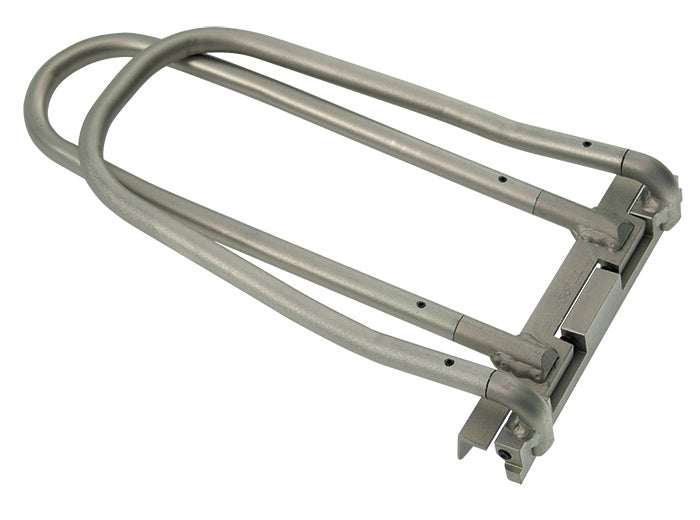 STUBAI Winkelfalzschließer NIROLOOK 220 mm | Edelstahl-Look | Für Winkelfalz & Fassaden | Senkrecht, waagrecht & schräg einsetzbar | Spenglerwerkzeug 282412NR