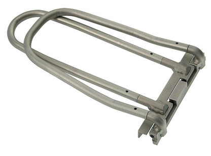 STUBAI Winkelfalzschließer NIROLOOK 220 mm | Edelstahl-Look | Für Winkelfalz & Fassaden | Senkrecht, waagrecht & schräg einsetzbar | Spenglerwerkzeug 282412NR
