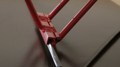 STUBAI Winkeldoppelfalzer 220 mm – Modell 282415 – zum Schließen von Winkelfalz zu Doppelstehfalz in einem Arbeitsgang – hochwertiges Blechwerkzeug, 2500 g, rot lackiert – Made in Austria