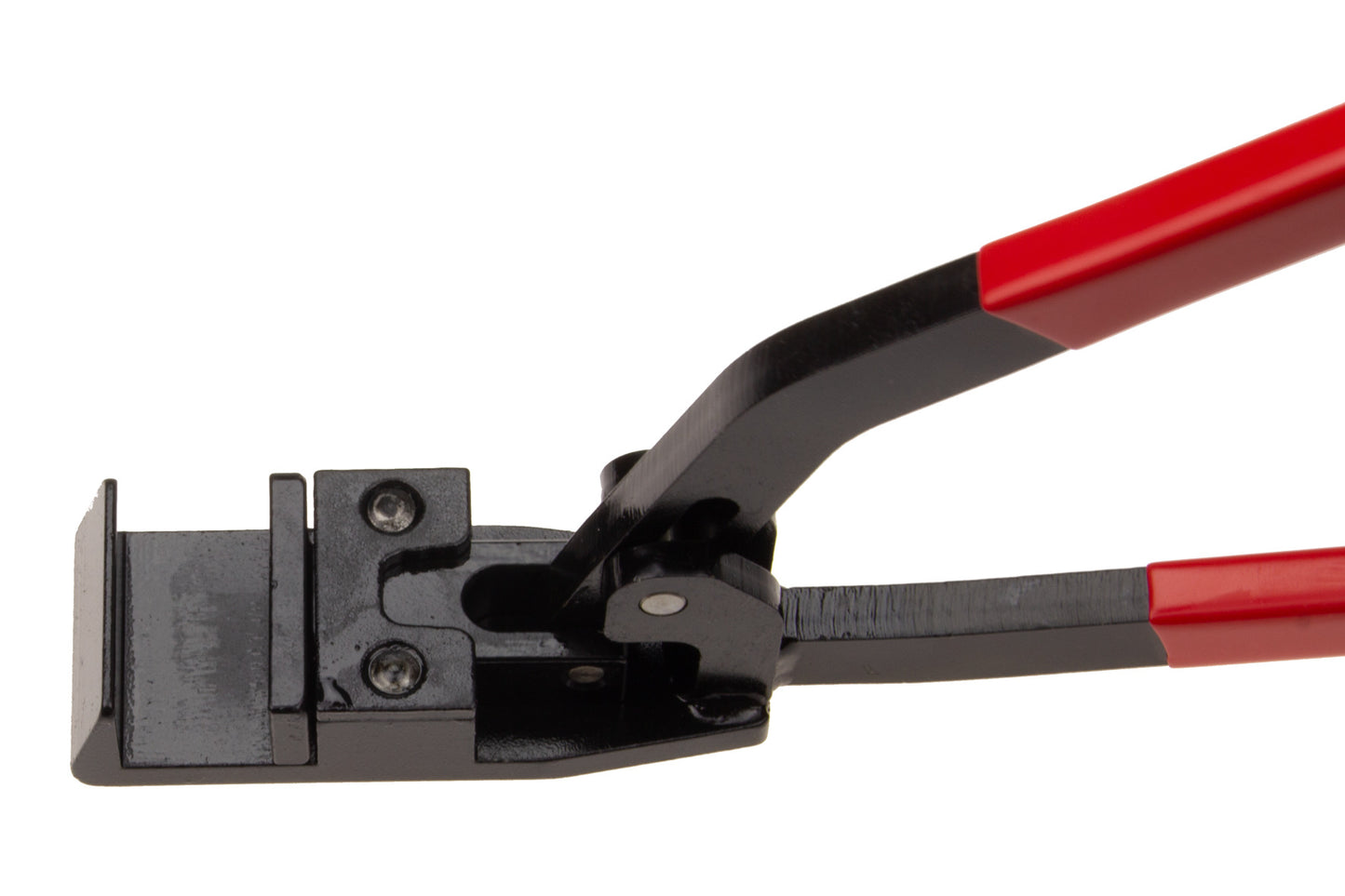 STUBAI Doppelfalzzange gerade 30 mm Arbeitsbreite 282602 | Zum Schließen von Stehfälzen | Vergütete gefräste Backen, abgerundete Kanten, ergonomische rote Schenkel | Spezialfalzzange für Dachdecker XL