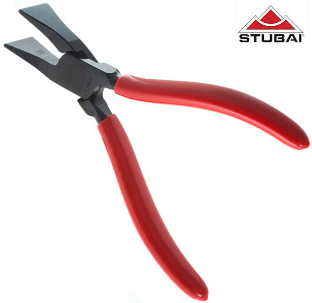 STUBAI Falzzange gerade 24/180 mm (282901) | extra leicht 180 g, Einstecktiefe 35 mm | eingelegtes Gewerbe mit Führungslagerring | C45 geschmiedet, vergütet | Made in Austria