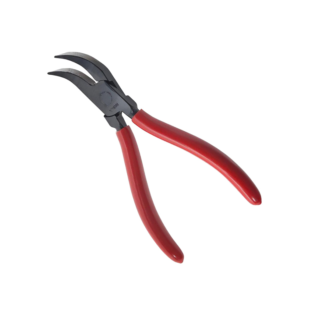 STUBAI Falzzange 24/180 mm | Zangenmaul 45° abgewinkelt | extra leicht 180 g, Einstecktiefe 35 mm | eingelegtes Gewerbe mit Führungslagerring | C45 geschmiedet, vergütet | Made in Austria