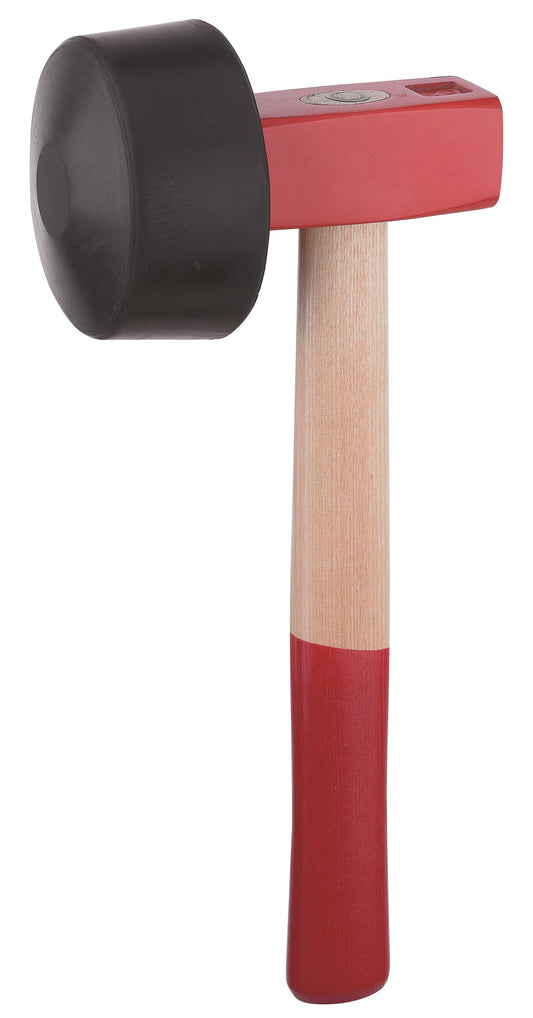 Ruthe Plattenlegerhammer mit rundem Wechselkopf, Kopfgewicht 1500 g - VPA/GS geprüft