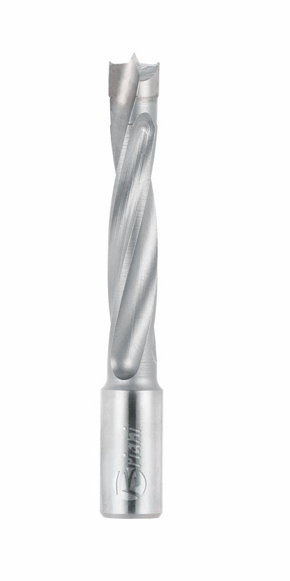 Dübellochbohrer aus Hartmetall, Rechtslauf, Schneide 2/V2, Arbeitslänge 85 mm, Gesamtlänge 105 mm, Schaft 10X20 mm, Ø 8 mm