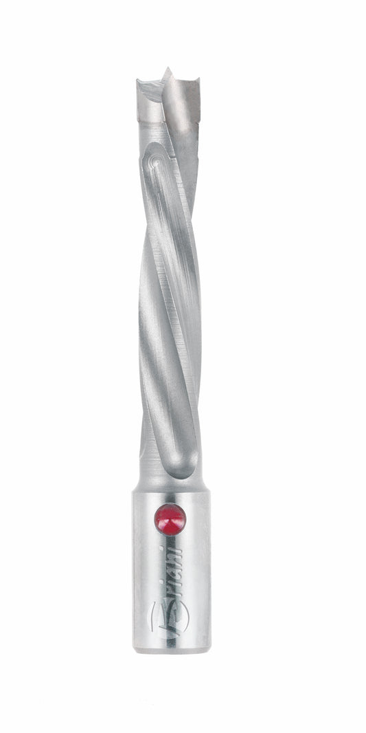 Dübellochbohrer aus Hartmetall, Linkslauf Schneide 2/V2, Arbeitslänge 43 mm, Gesamtlänge 70 mm, Schaft 10X20 mm, Ø 14 mm