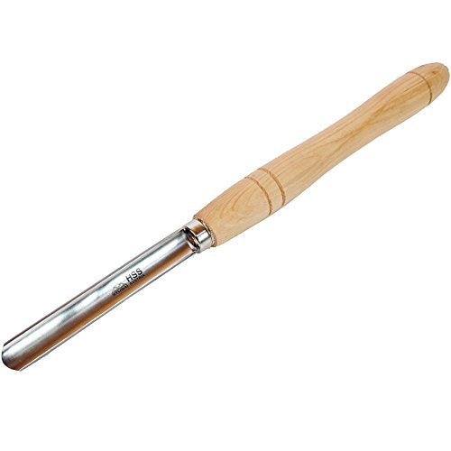 STUBAI HSS-Schruppröhre 27 mm für Drechsler – Effizientes Grob- und Feinschruppen von Längsholzkanteln: Breite Schneidenkante für sicheren Faserverlauf, schneller Spanabtrag, saubere Vor- und Endbearbeitung