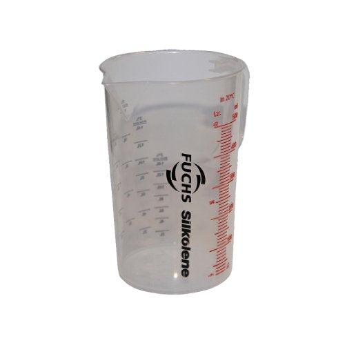 Pressol Messbecher-PP-0,5 l, transparent-Skala ml/%