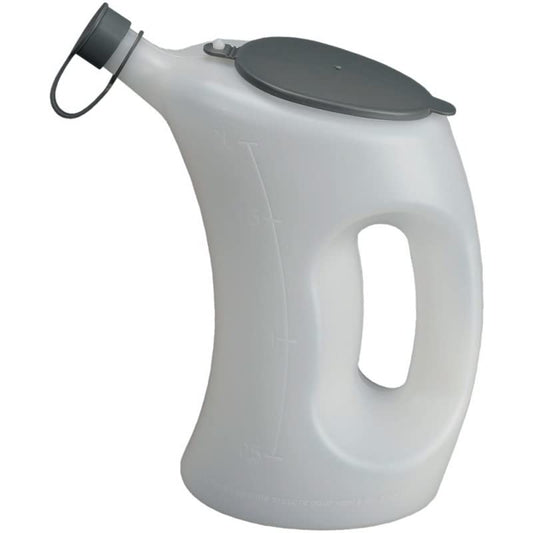 Pressol Messbecher mit Deckel-PE, 0,5 l-weiß-transparent