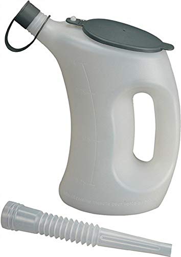 Pressol Messbecher mit Deckel-FLA-PE, 3 l-weiß-transparent