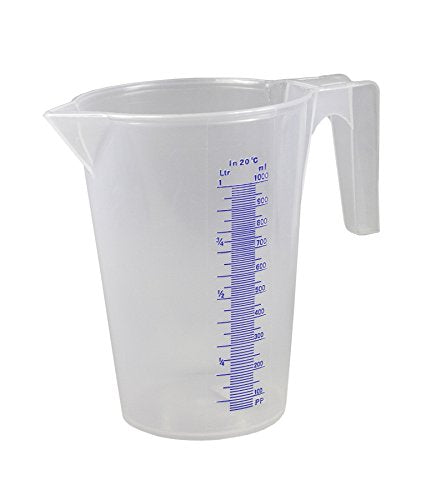 Pressol Messbecher-PP-1 l, transparent-Skala ml/%