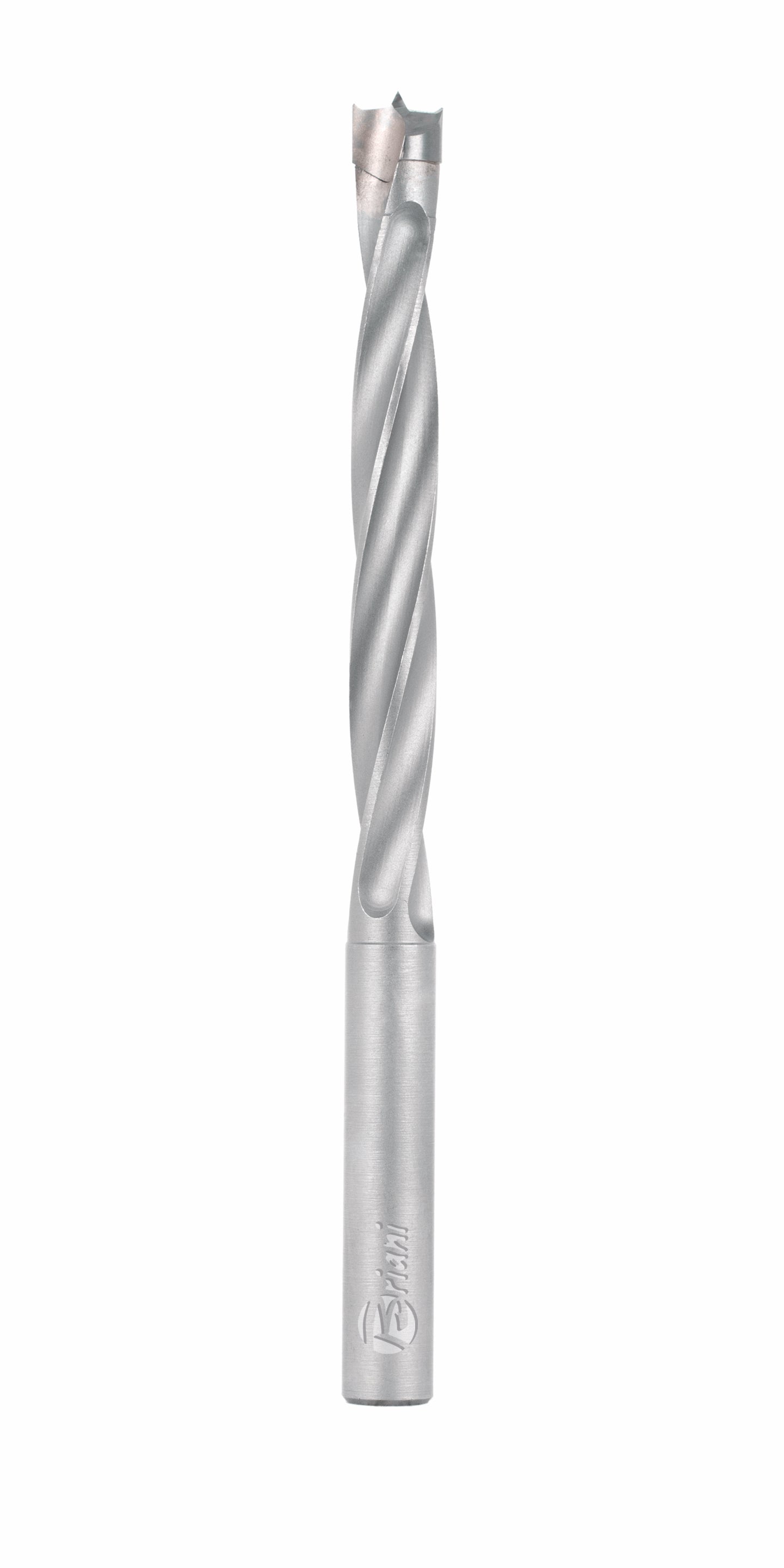 Dübelbohrer aus Hartmetall, Rechtslauf, Schneide 2/V2, Arbeitslänge 75 mm, Gesamtlänge 120 mm, Schaft 8 mm, Ø 8 mm