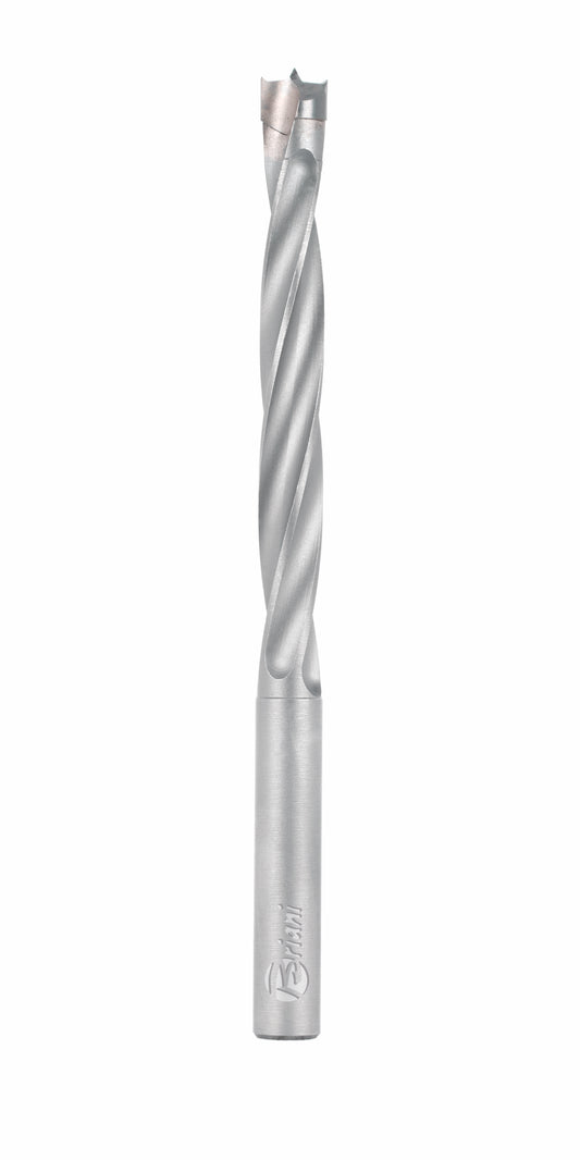 Dübelbohrer aus Hartmetall, Rechtslauf, Schneide 2/V2, Arbeitslänge 70 mm, Gesamtlänge 110 mm, Schaft 7 mm, Ø 7 mm