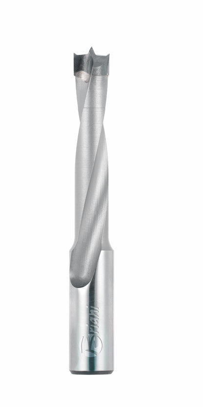 Dübellochbohrer aus Hartmetall - Schneide 2/V2, Arbeitslänge 35 mm, Gesamtlänge 70 mm, Schaft 10X27 mm, Ø 5 mm, Rechtslauf