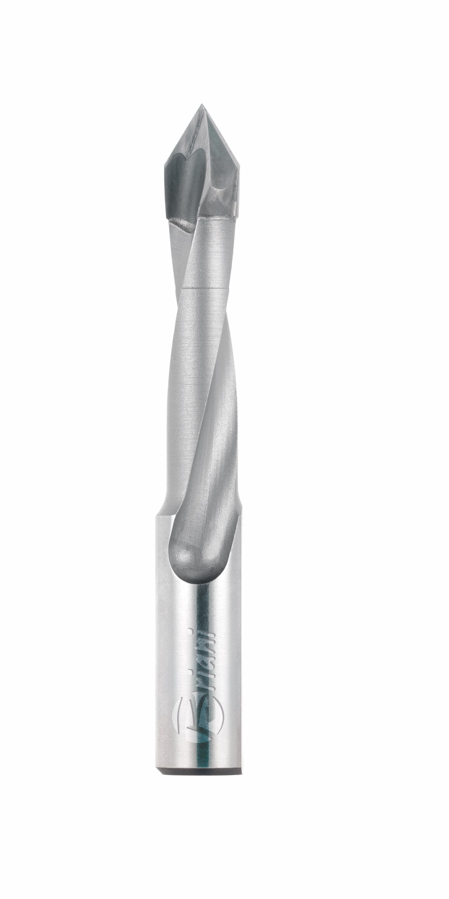 Durchgangslochbohrer aus Hartmetall - Schneide 2, 60°, Arbeitslänge 35 mm, Gesamtlänge 70 mm, Schaft 10X27 mm, Ø 5,5 mm, Rechtslauf